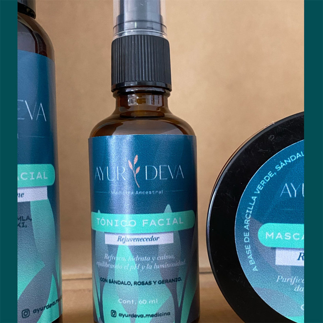 Tónico Facial Rejuvenecedor AyurDeva