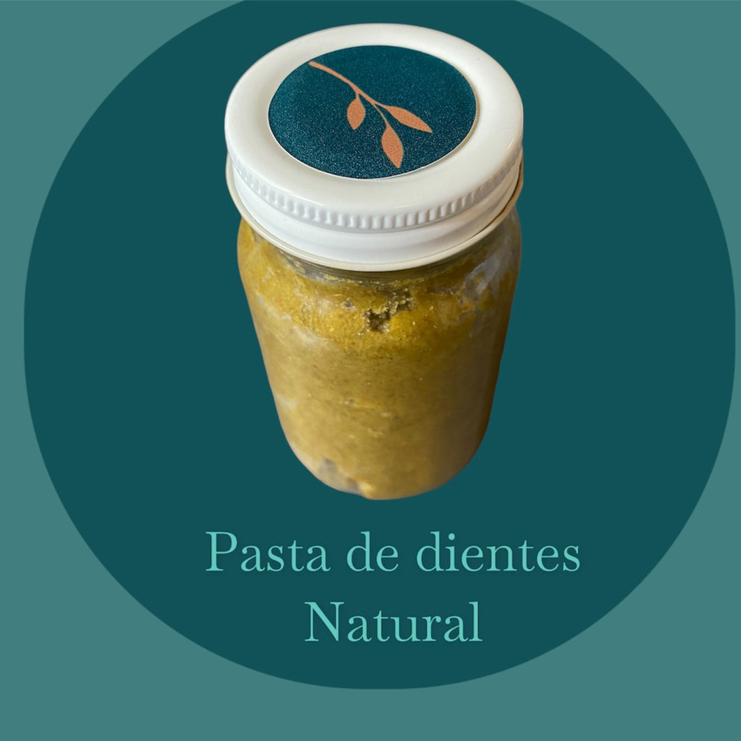 Pasta de dientes natural